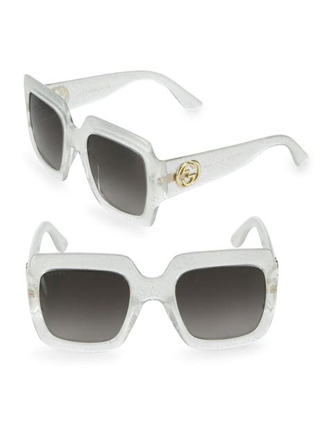 gucci silver glitter sunglasses|Gucci photochromic sunglasses.